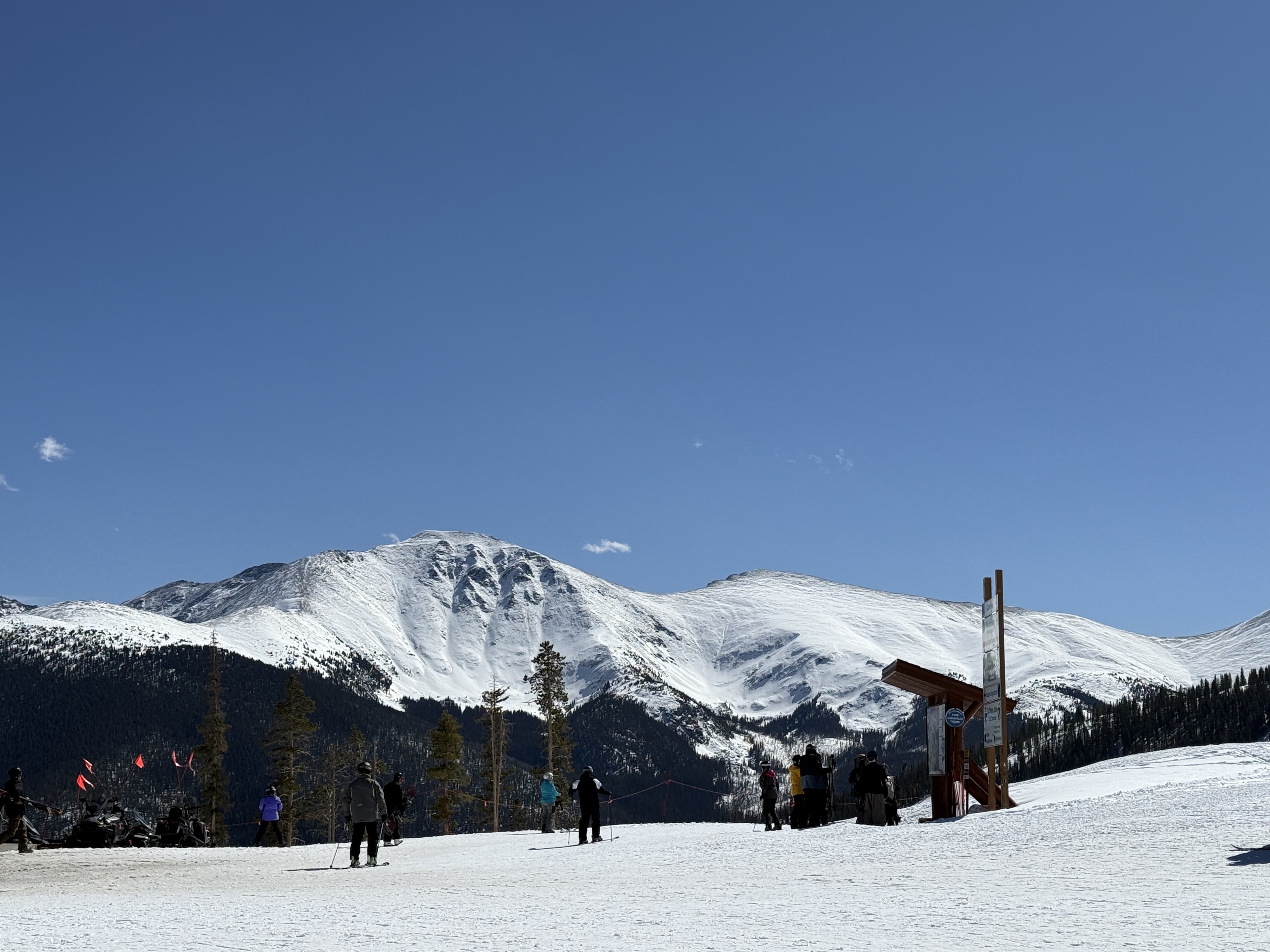 Beautiful at the top, but not a lot of snow