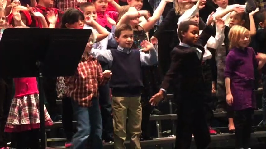 Ted 2nd Grade Arts Night: A speaking role and lots of fun songs