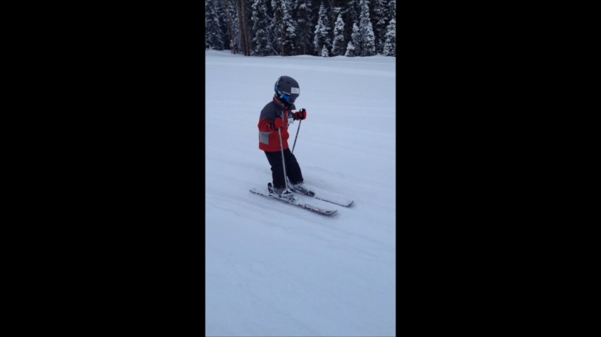 Ted in the Powder: It was an awesome powder day at Winter Park!