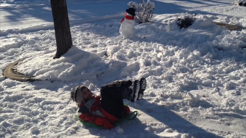 Silly Sledders: It may be a small ramp, but it's very effective!
