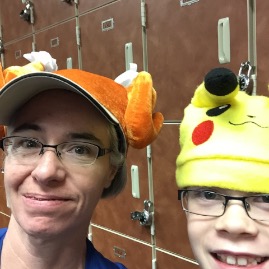 Funny hats run in the family
