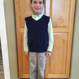 Ready to celebrate with Grandma and Grandpa