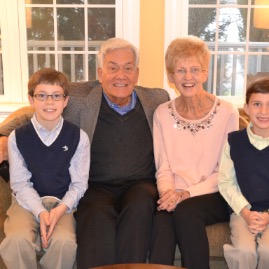 Boys and grandparents