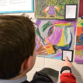 Ted reads his abstract art poem