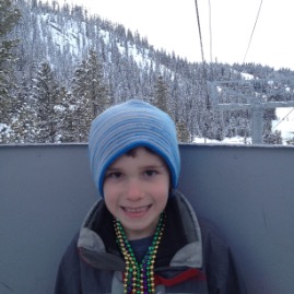 Ted on the Winter Park gondola