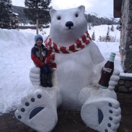 Ted and the Coke bear