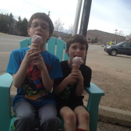 First ice cream of the season!