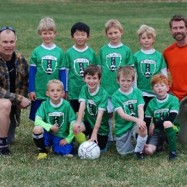 Teddy's Spring Soccer team
