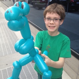 Balloon dinosaur