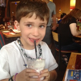 Celebratory end-of-year milkshake