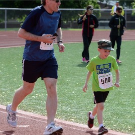 Daddy and Teddy are near the finish line