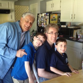 Shykula boys on Fathers' Day