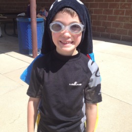 Ready for swimming lessons