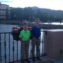 The dudes after dinner