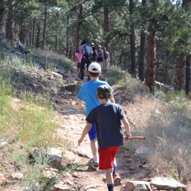 Up the trail