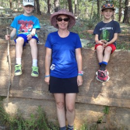 At the turn around spot, almost 3 miles up!