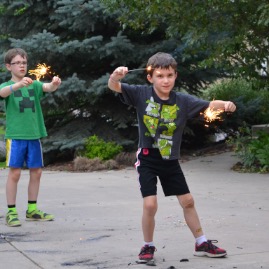 Sparkler dance