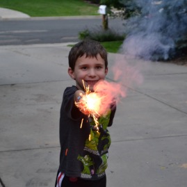 Happy sparkler