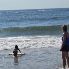 Perfect waves - but too cold!