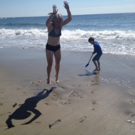 Burpees on the beach