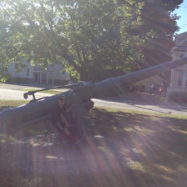 Manning the cannon