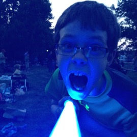 Lightsaber excitement