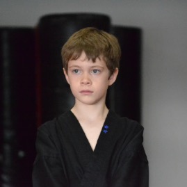 Ready for another try at his green belt