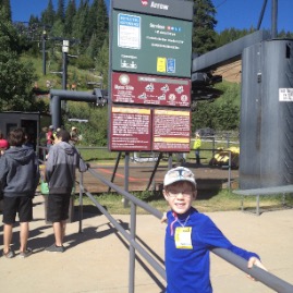Winter Park alpine slide!