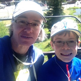 We're on the chairlift