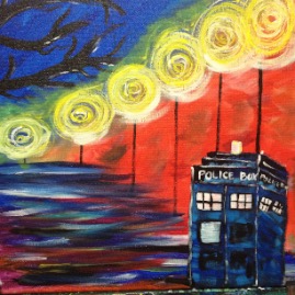 ...to paint a TARDIS
