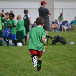Cool socks, white cleats