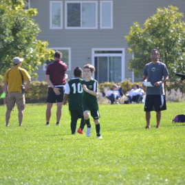 Timmy comes in the game, as Coach Hector looks on