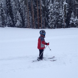 Ted in the powder