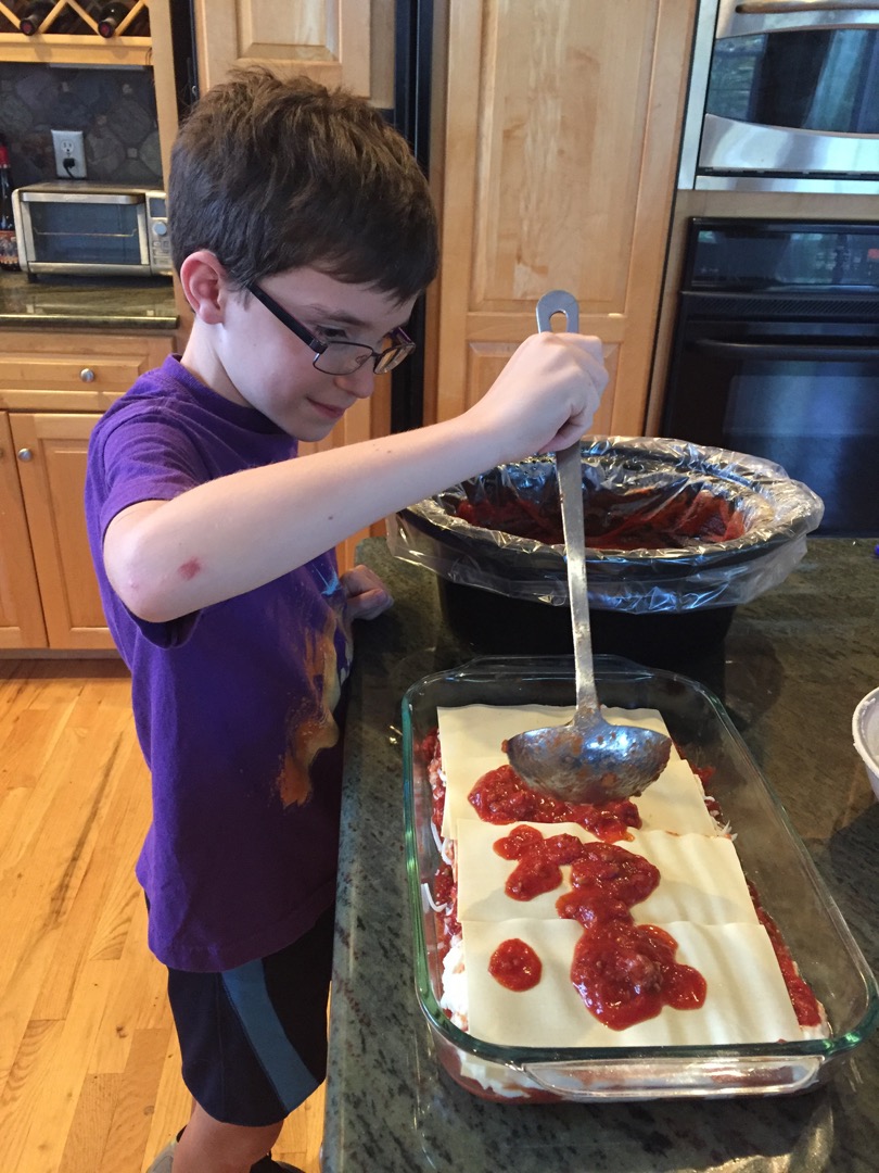 Lasagna helper