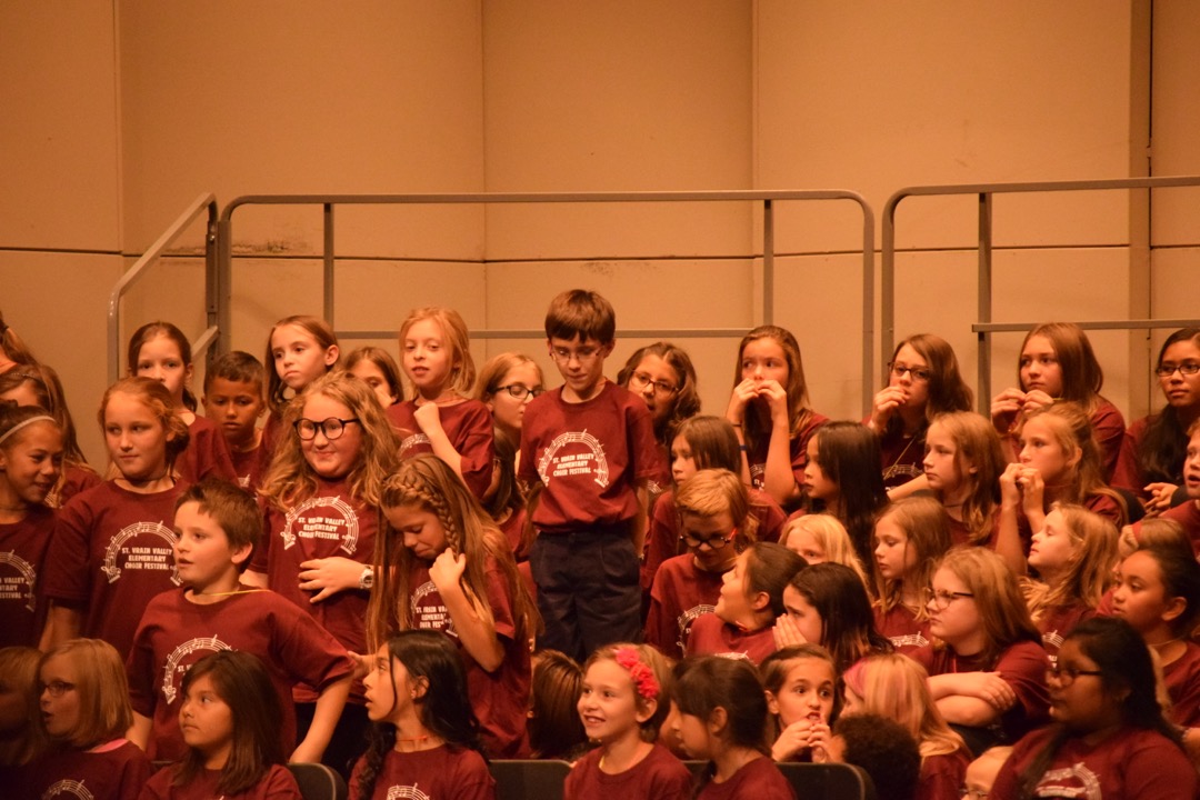 Ted at the district choir festival