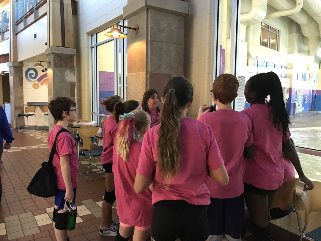 The end of volleyball for Team Pink