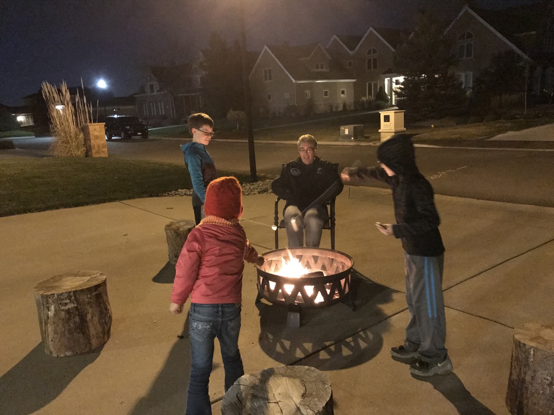 Super Moon s'mores party