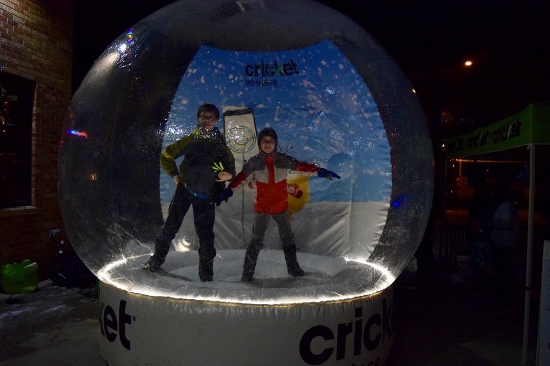 Stuck in a snow globe