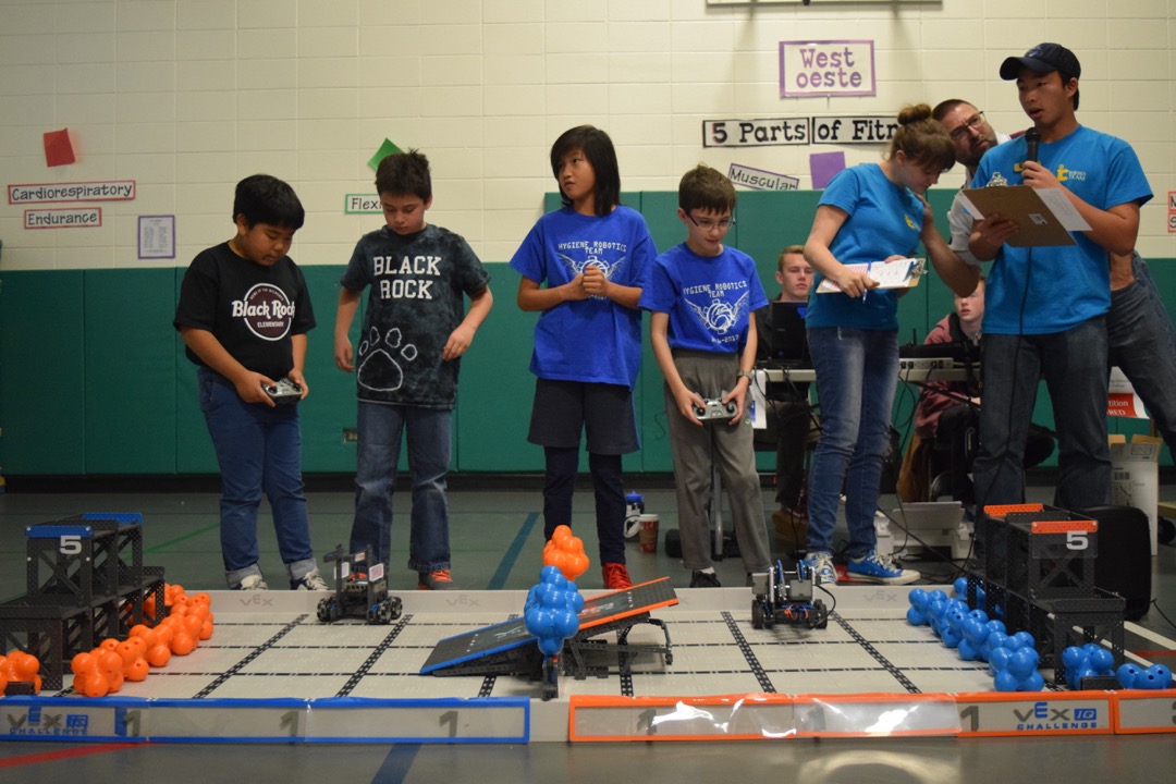 Ted's first robotic match of the season