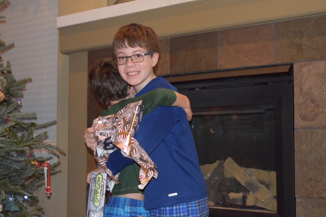 Brotherly love for Nerf guns