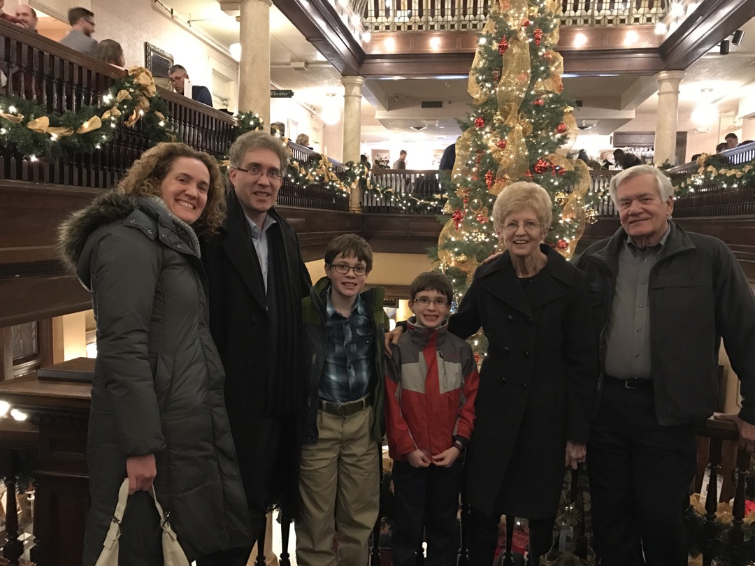 Christmas lunch at the Hotel Boulderado