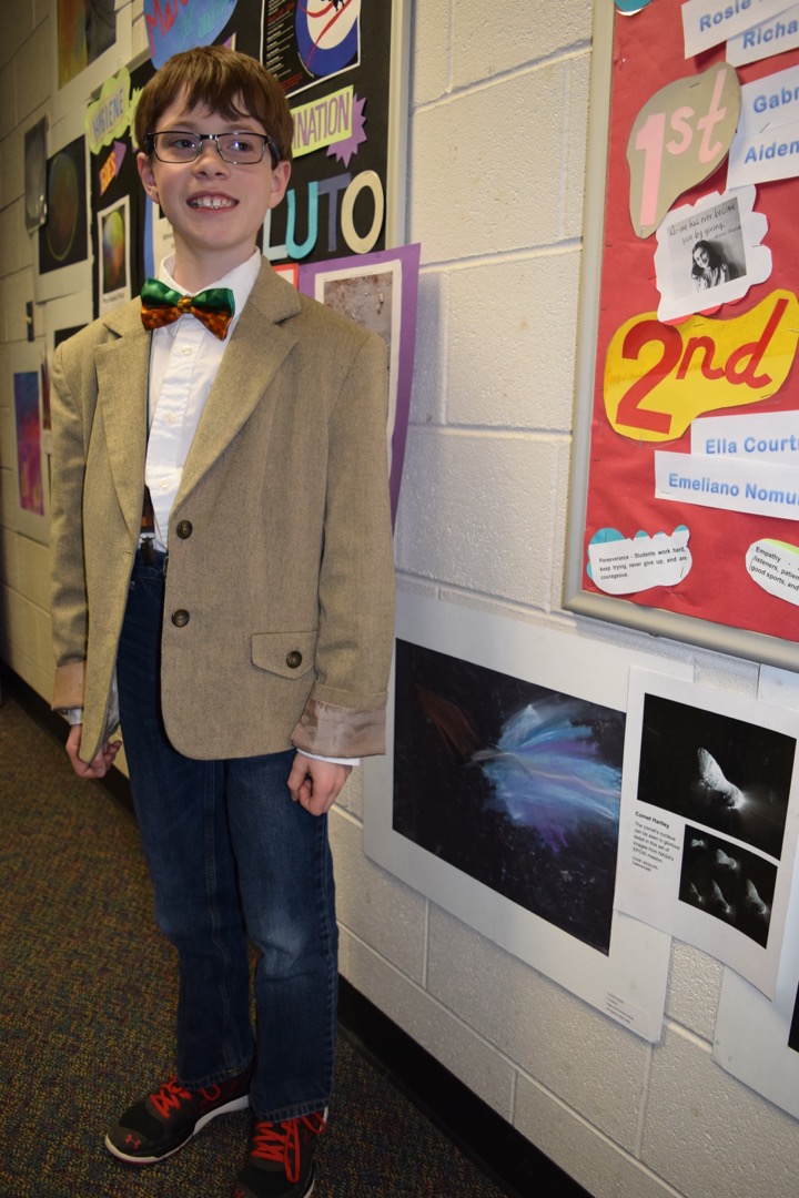 Tim and his comet drawing
