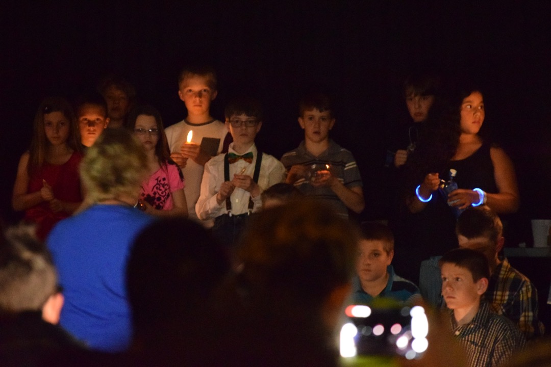 Really neat bottle lanterns flashing to music