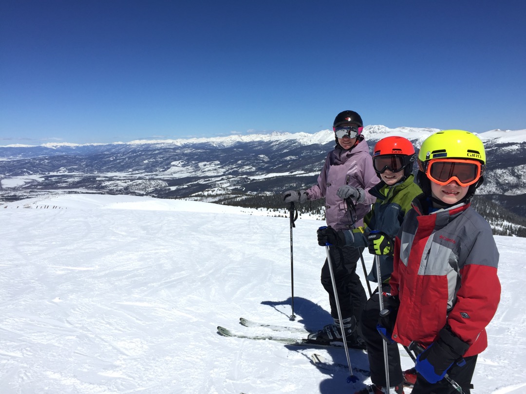 Top o' the world at Parsenn Bowl