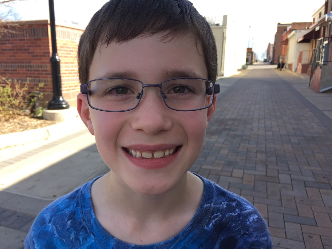 Ted's new glasses