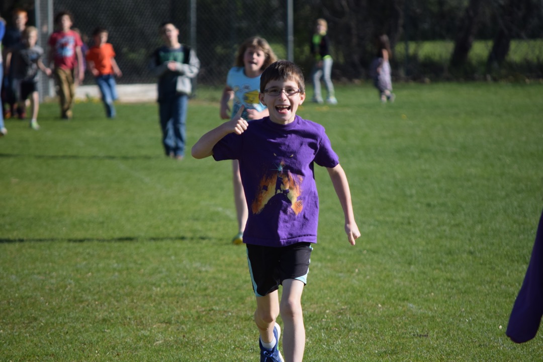Happy runner