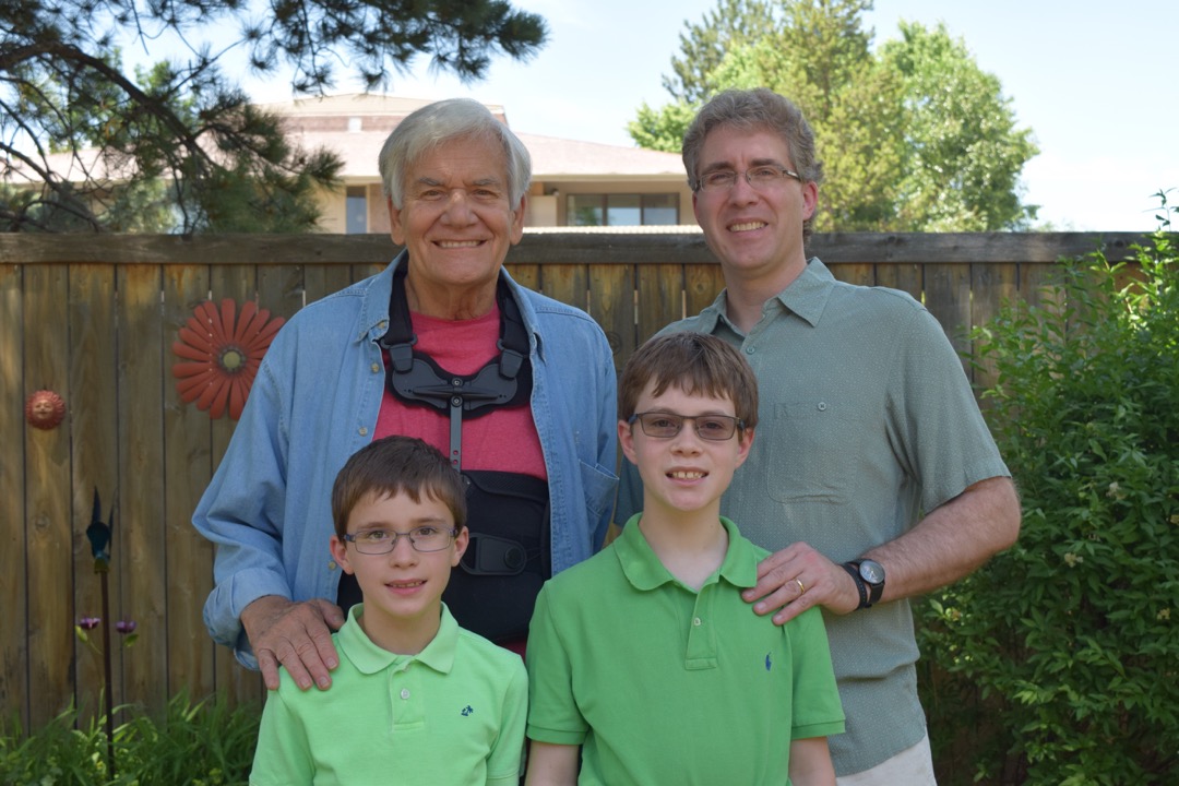 The boys on Father's Day