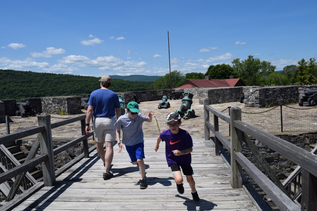 And they're off to run around the fort