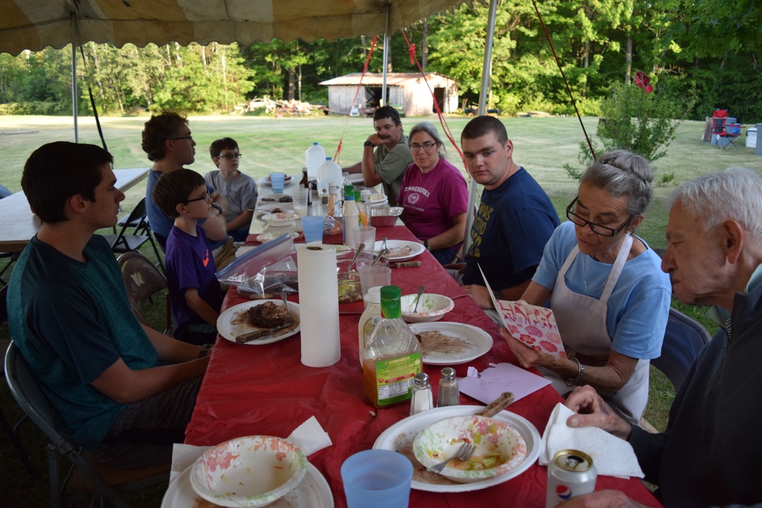 Family dinner for Memere and Grampy's 50th anniversary