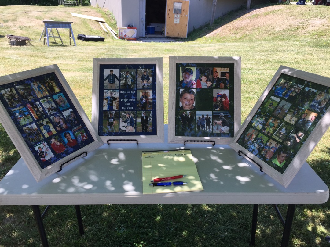 Graduation party tribute